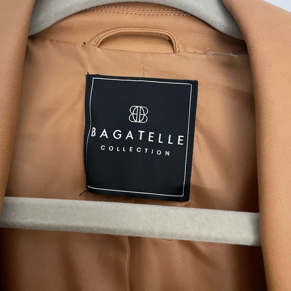 Bagatelle Caramel Leather Jacket. Size L - Picture 3 of 3